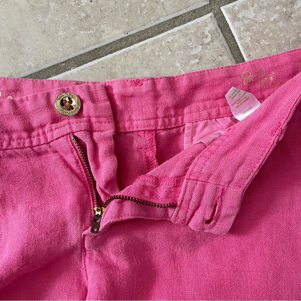 Lilly Pulitzer The Calla Linens Short Pink - Picture 7 of 7